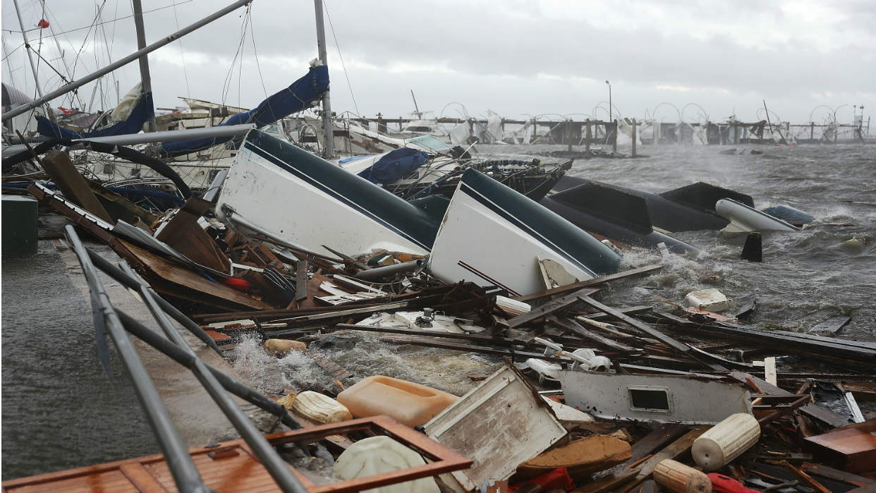 Image result for escenas del huracÃ¡n michael