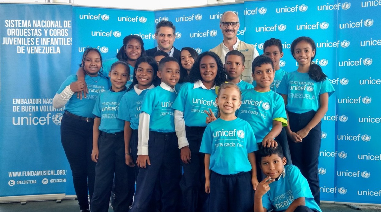 El Sistema Renovó Su Compromiso Como Embajador Nacional De UNICEF