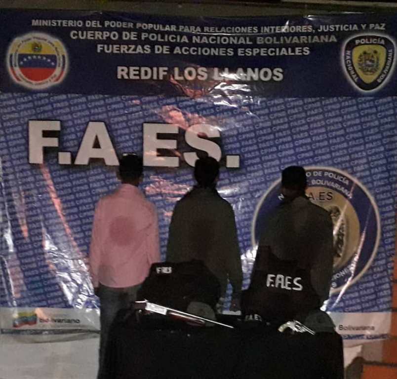 Detenidos Por Hacerse Pasar Por Efectivos Del FAES En Barinas