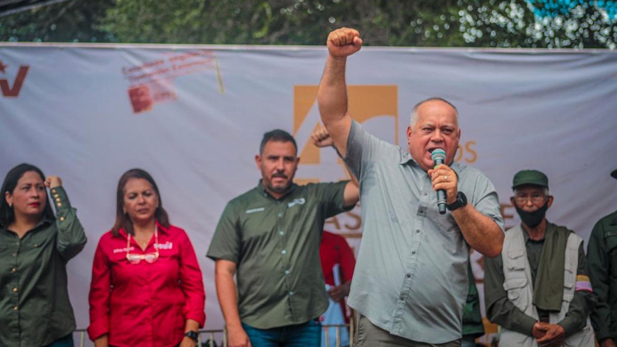 Diosdado Cabello juramentó Estructuras del PSUV en Anzoátegui