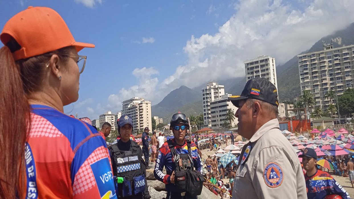 Más de 60 playas están aptas para el asueto de la semana mayor en La Guaira