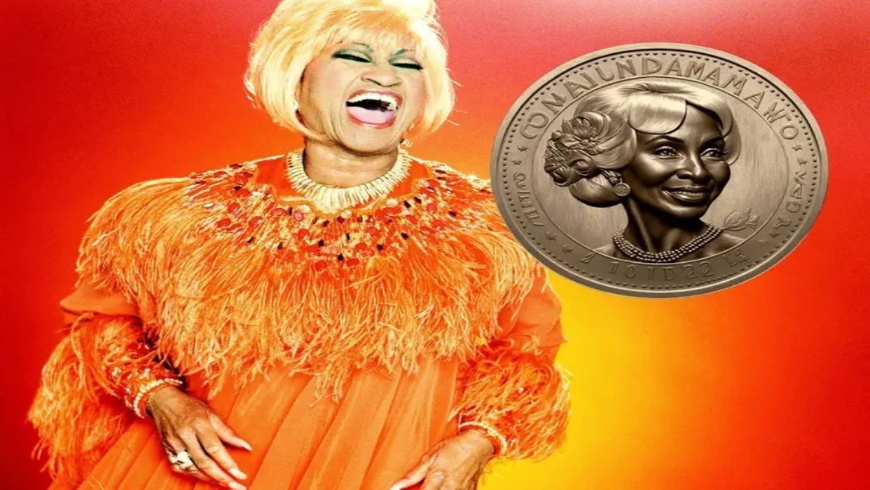 Celia Cruz será el rostro de una moneda de 25 centavos