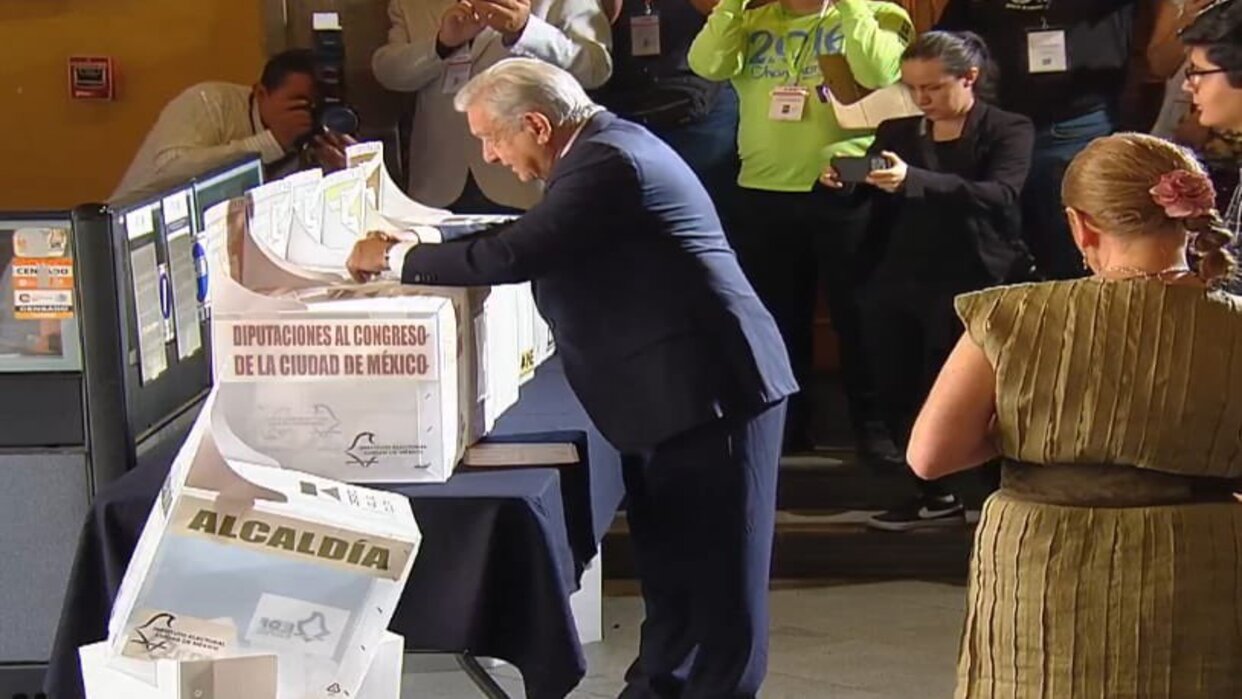 L Pez Obrador Vota En Las Elecciones Presidenciales De M Xico