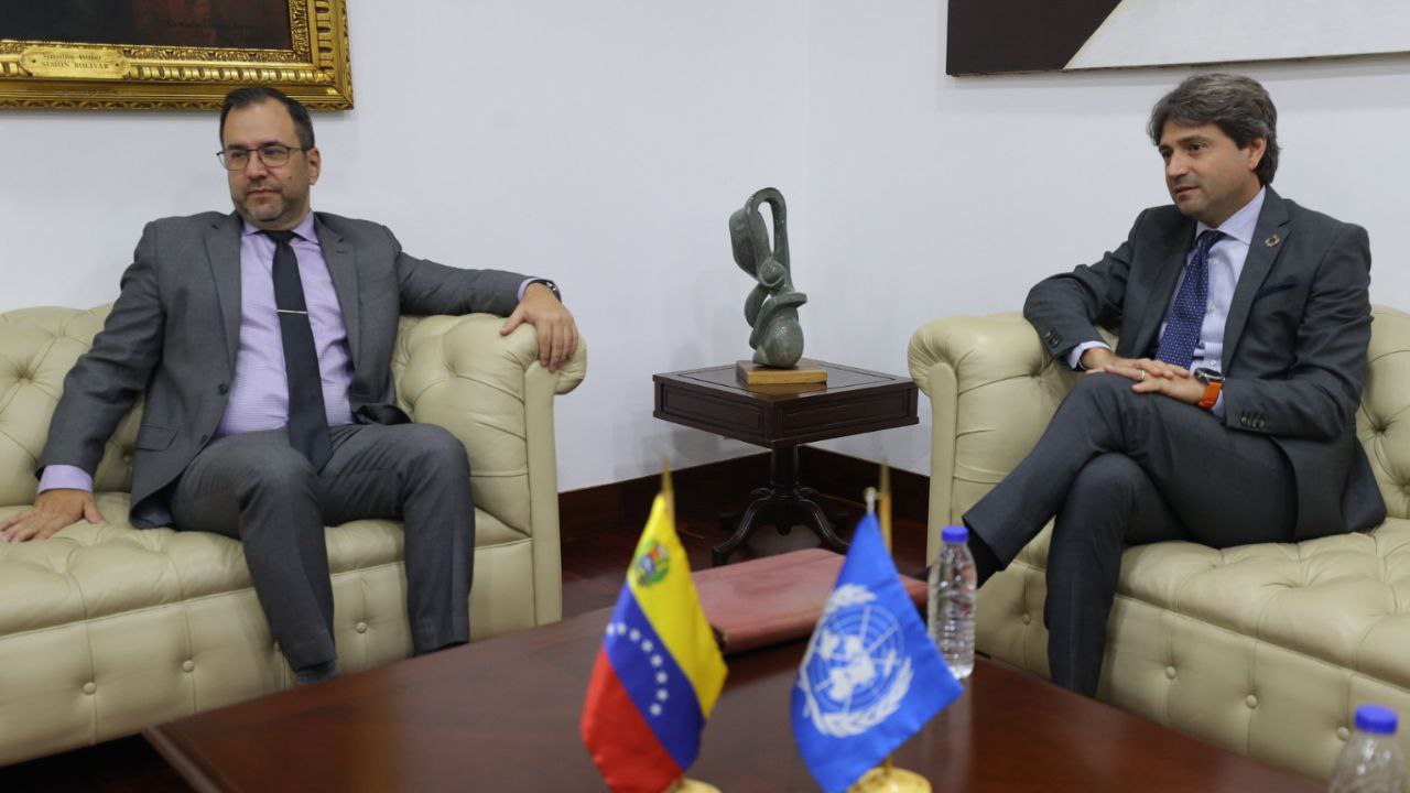 Canciller Gil Sostuvo Encuentro Con Residente De La Onu En Venezuela