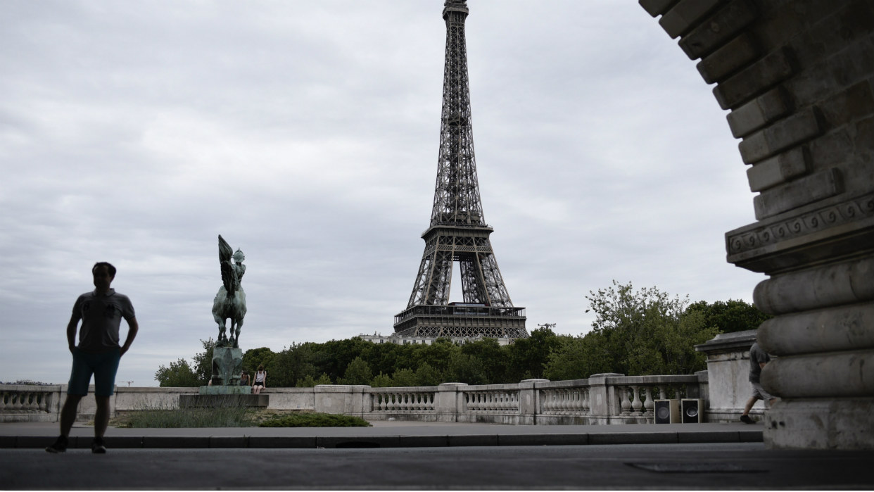 La Torre Eiffel, construida en 1889 para la Exposición Universal. 