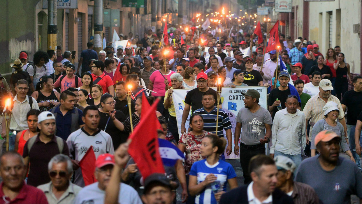 Oposición hondureña anuncia marcha por décimo aniversario del golpe de