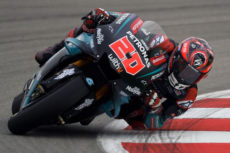 Fabio Quartararo domina primeros ensayos de MotoGP en Montmeló