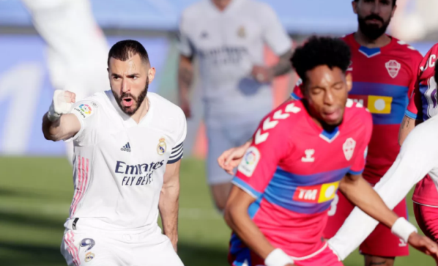 Karim Benzema se viste de héroe en remontada del Real Madrid sobre el Elche
