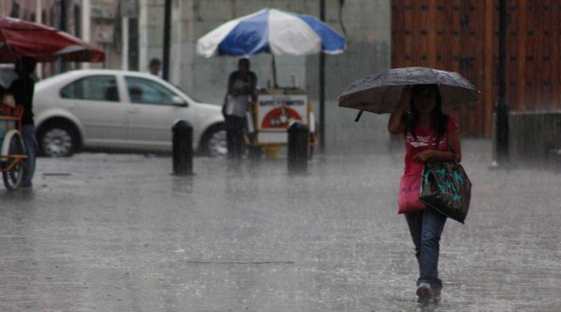 Inameh prevé este martes lluvias y lloviznas dispersas en una parte del país