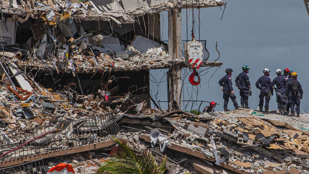 Termina búsqueda de sobrevivientes en edifico colapsado en Florida