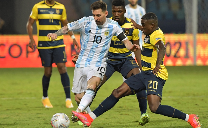 Lionel Messi fue el motor en el triunfo de Argentina/AFP