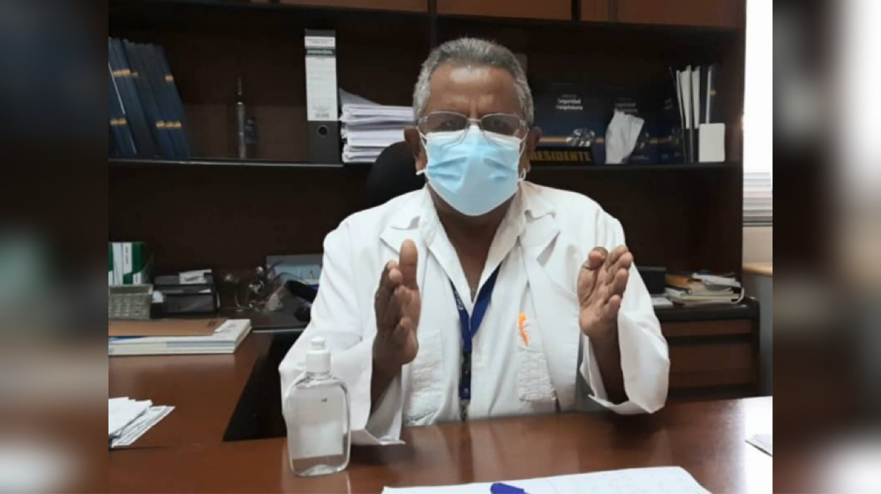 presidente del Instituto Anzoatiguense de la Salud (Saludanz), doctor Omar Aray 