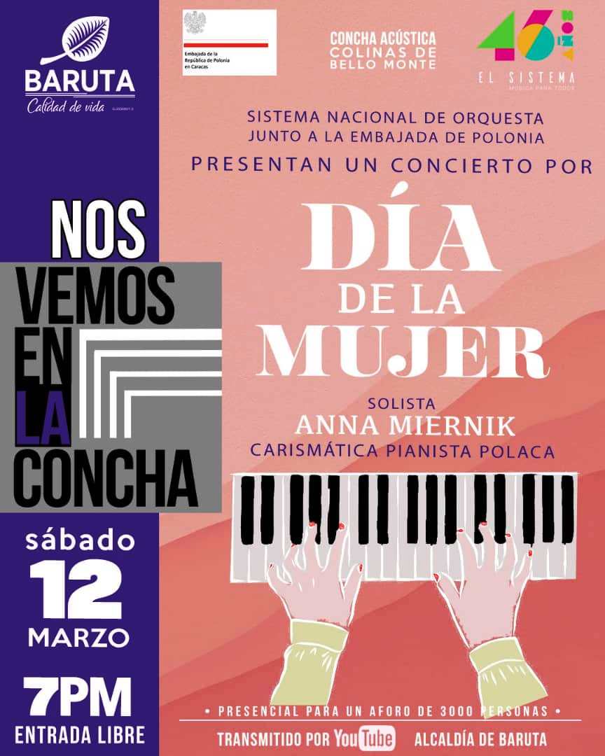 Día Internacional de la Mujer celebran en la Concha Acústica este 12 de  marzo