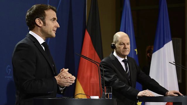 Macron y Scholz urgen a Putin a volver a las negociaciones de paz