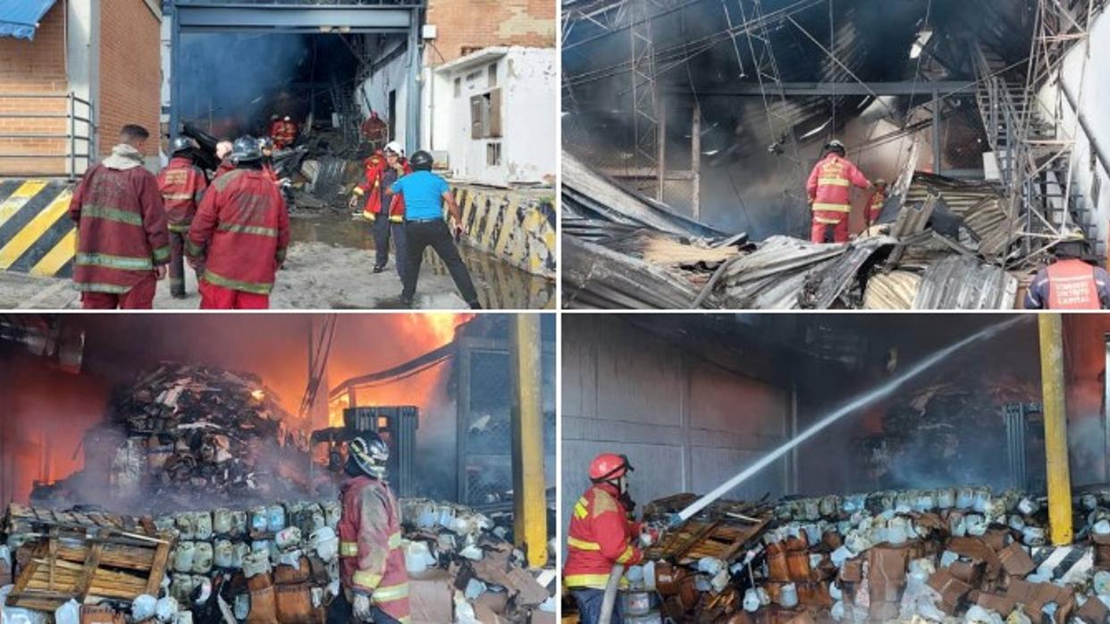 Autoridades no descartan que incendio en depósito del IVSS en Antímano haya sido un sabotaje