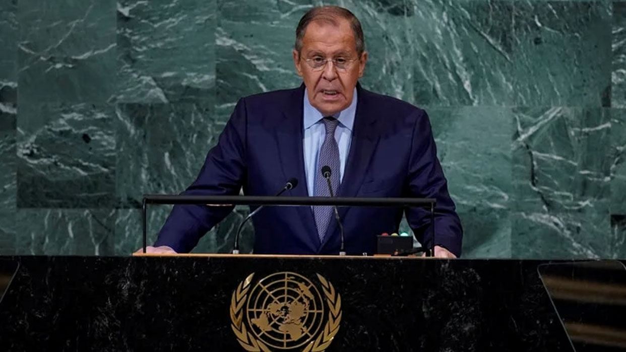 Canciller ruso acusa a Occidente en la ONU de una rusofobia 