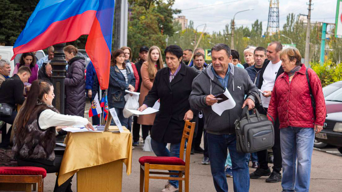 Elecciones: Donbass las regiones de Zaporozhie y de Jersón votan a favor de adherirse a Rusia