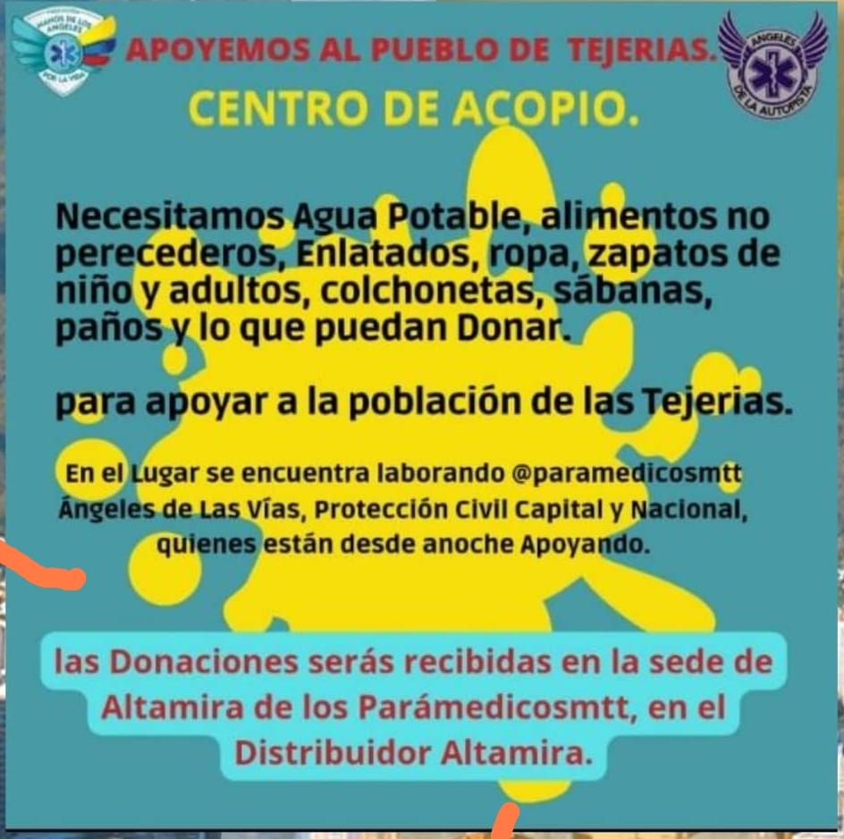 Habilitan centros de acopio para ayudar a las personas damnificadas en ...
