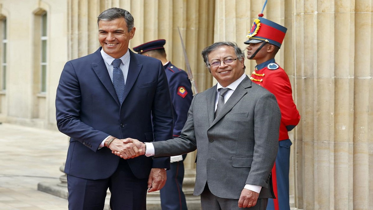Sánchez ratificará a Petro el apoyo total a sus reformas y a su plan de paz