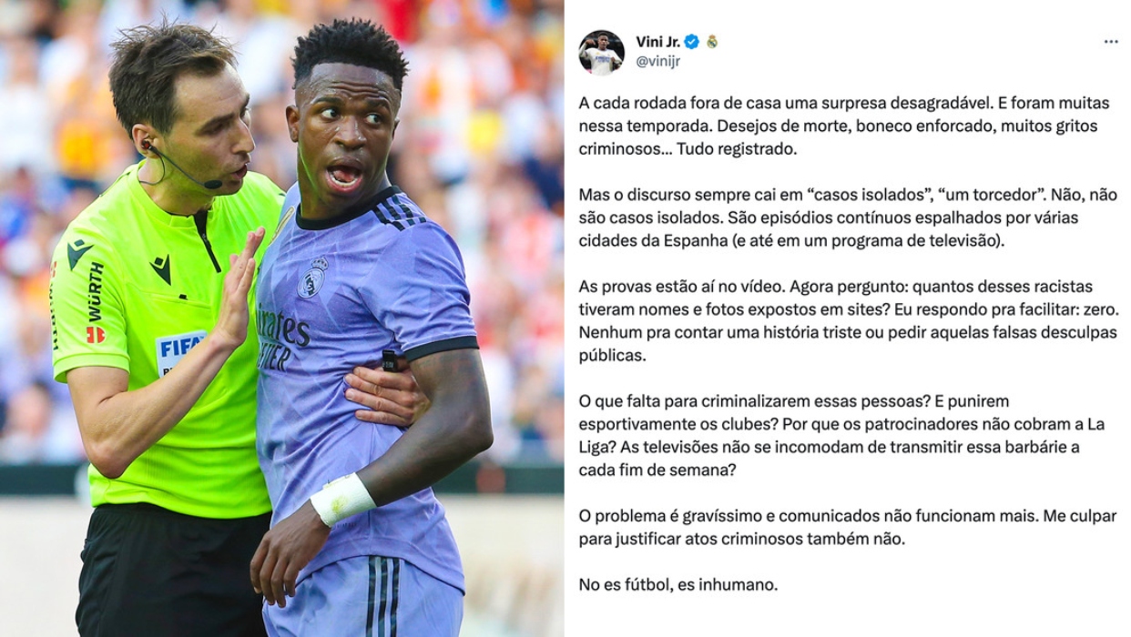 Continúa El Escándalo Vinícius Jr Cuelga Un Video Con Pruebas De Los Insultos Recibidos En España 1151