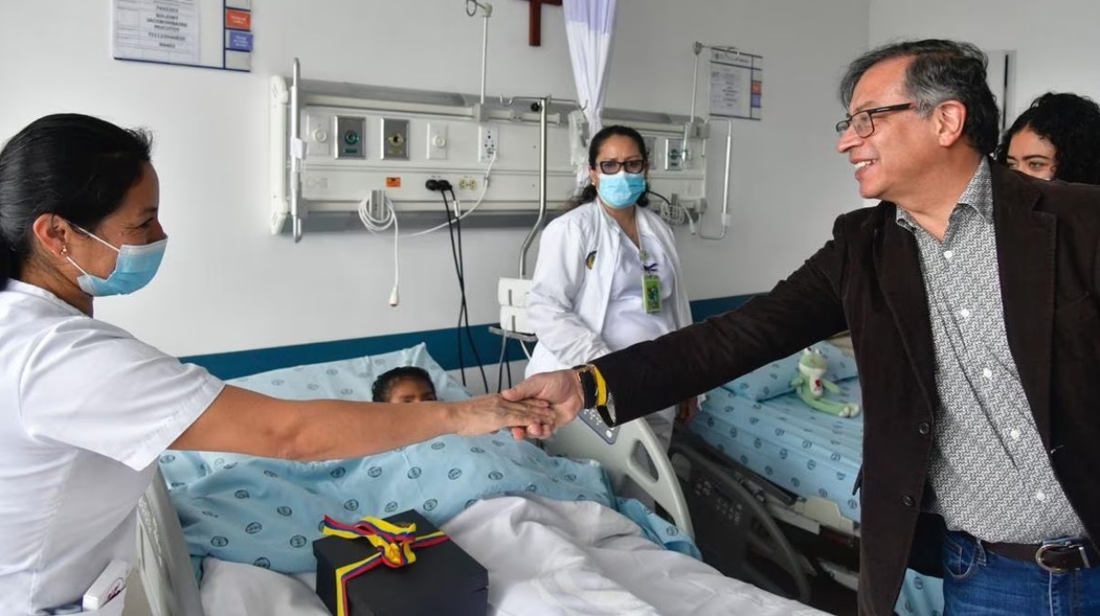 Colombian children rescued in the jungle are recovering at the Bogota Military Hospital