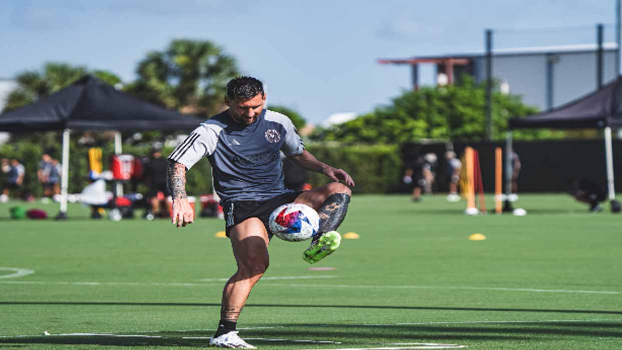 Lionel Messi Entrenó Por Primera Vez Con El Inter Miami