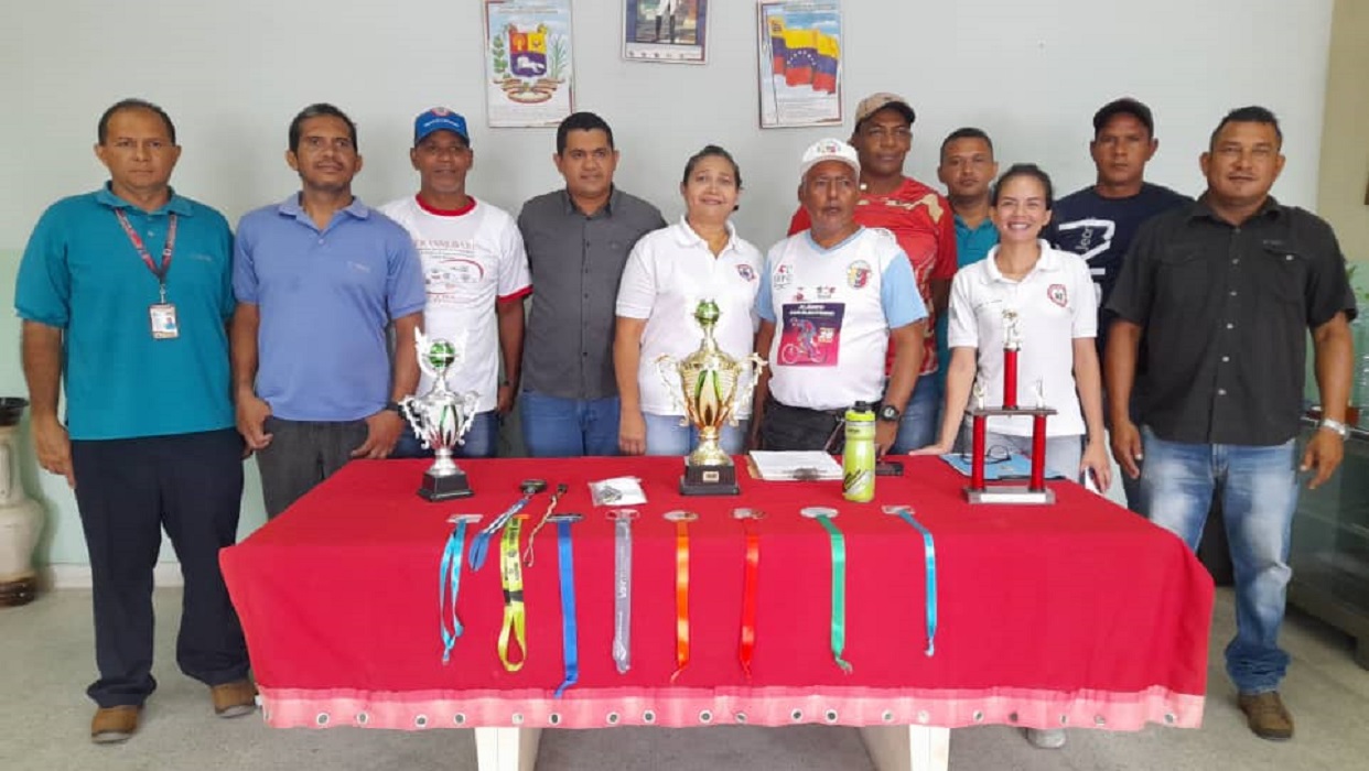 Los organizadores de los Juegos de la Salud en Barinas.