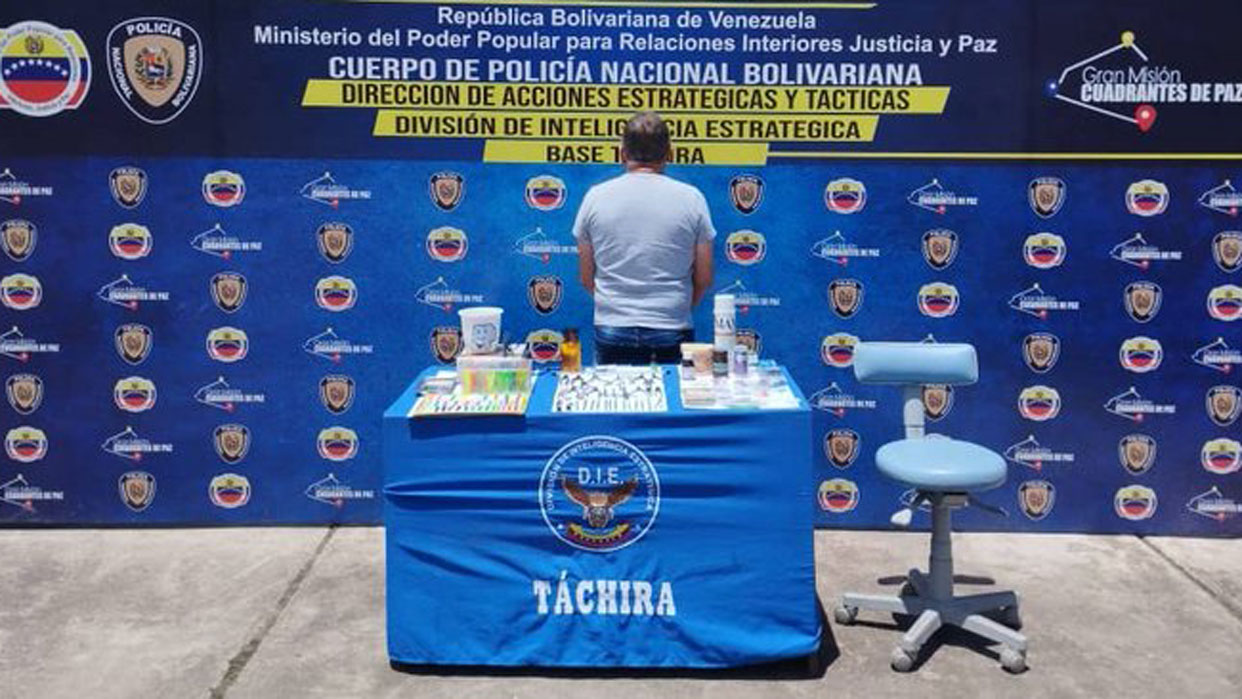 PNB capturó en Táchira a falso odontólogo