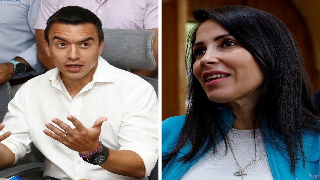 Se acorta la diferencia en intención de voto entre Noboa y González en Ecuador
