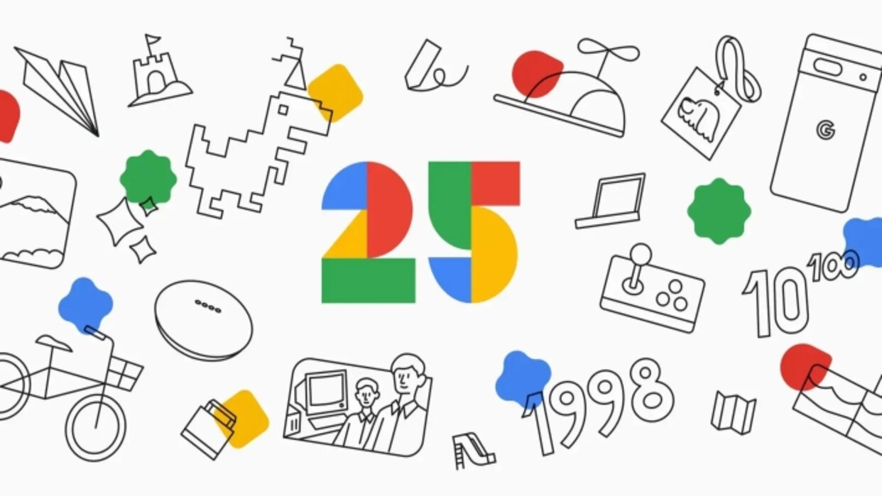 Google celebra 25° aniversário com doodle animado e muita nostalgia