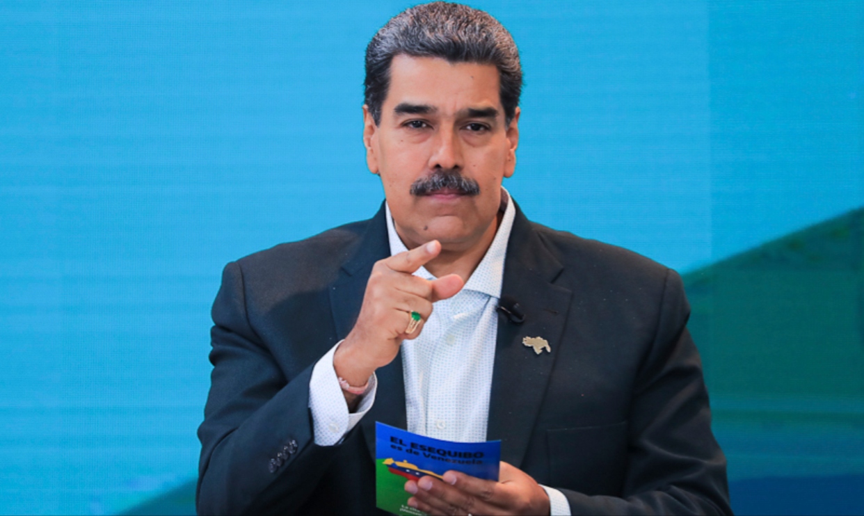 Presidente Maduro calificó a su par guayanés como 