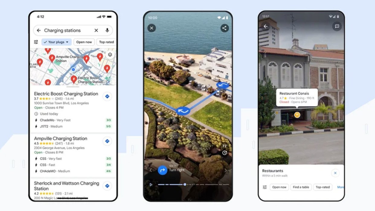 Google Maps updated with 5 new functions based on artificial intelligence