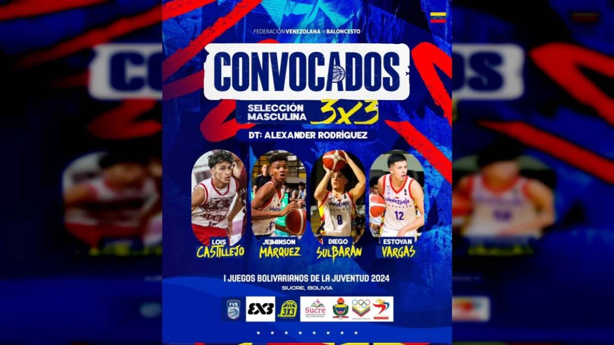 FVB presenta delegación 3×3 que participará en I Juegos Bolivarianos de