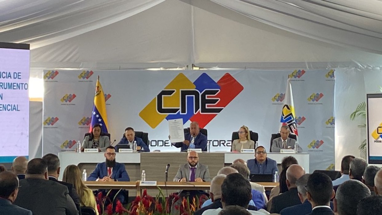 CNE inició proceso de escogencia de posición en la boleta de votación ...