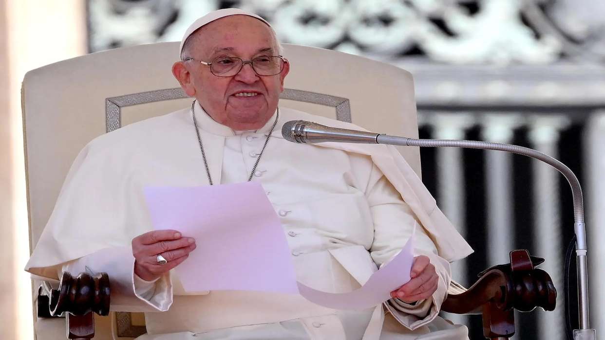Papa pide que Palestina e Israel sean dos Estados 