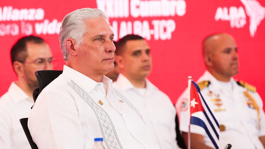 Presidente de Cuba felicitó el desarrollo del cronograma electoral de cara a las elecciones del 28J