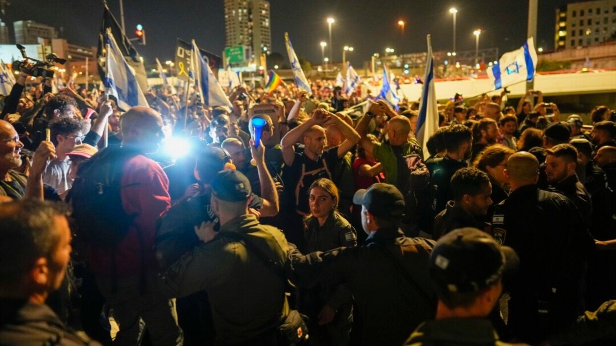 En video: Israel celebra la mayor protesta contra Netanyahu desde el ...