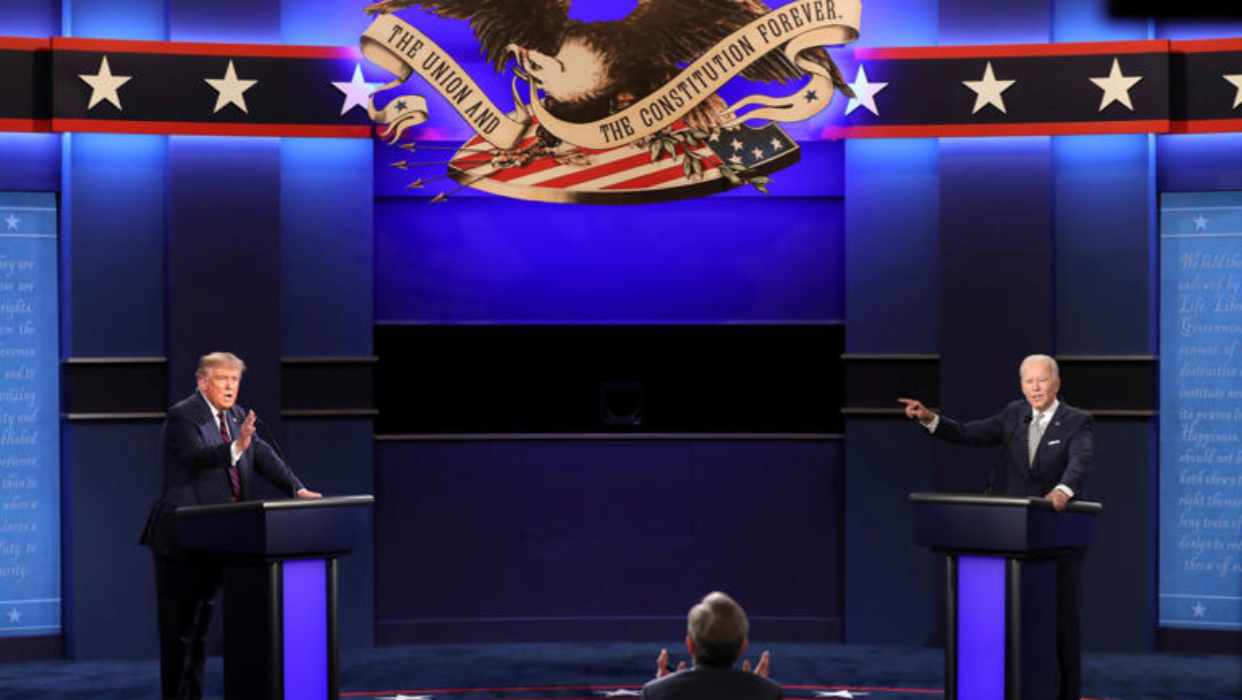 Trump tendrá la última palabra en el debate electoral con Biden