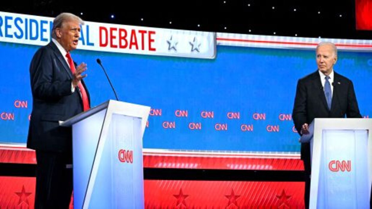 Joe Biden queda congelado en intervención durante debate presidencial 