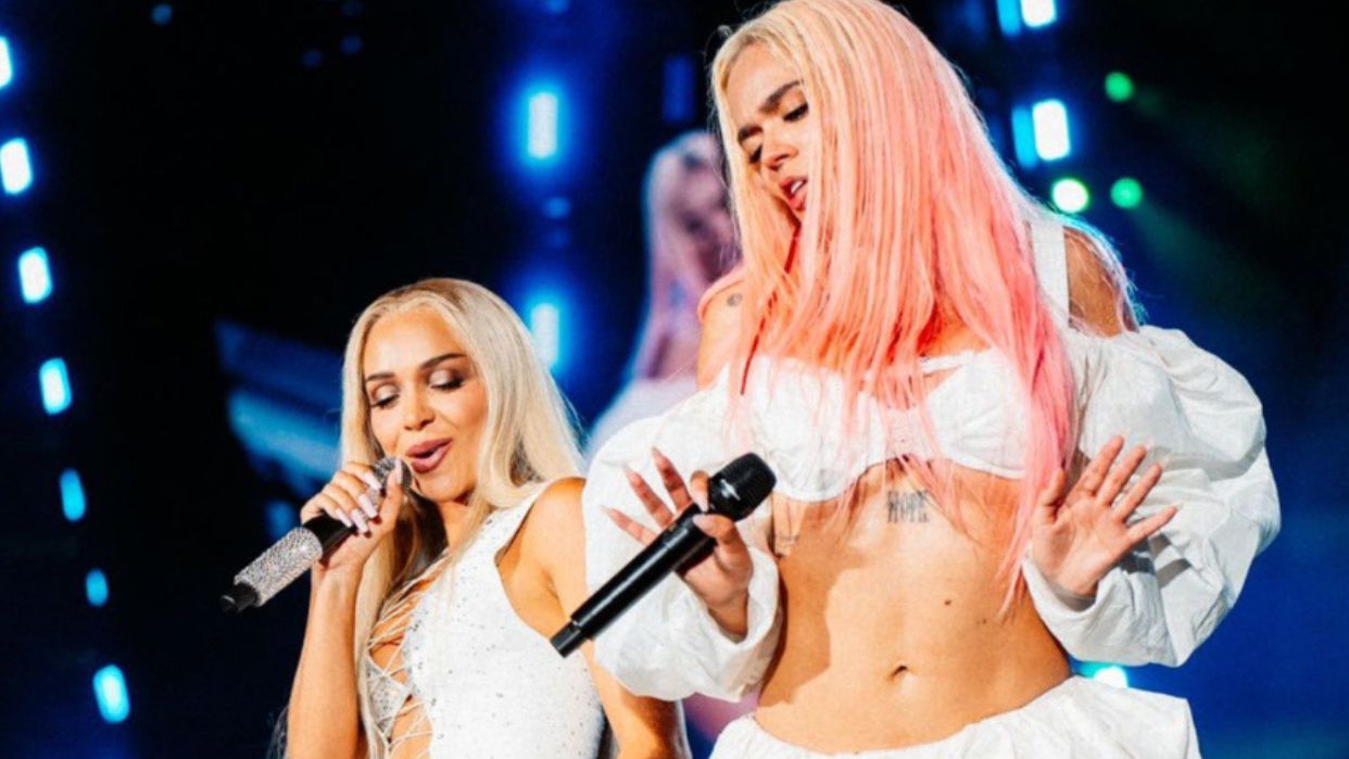 Bad Gyal arrasa en el Santiago Bernabéu cantando 