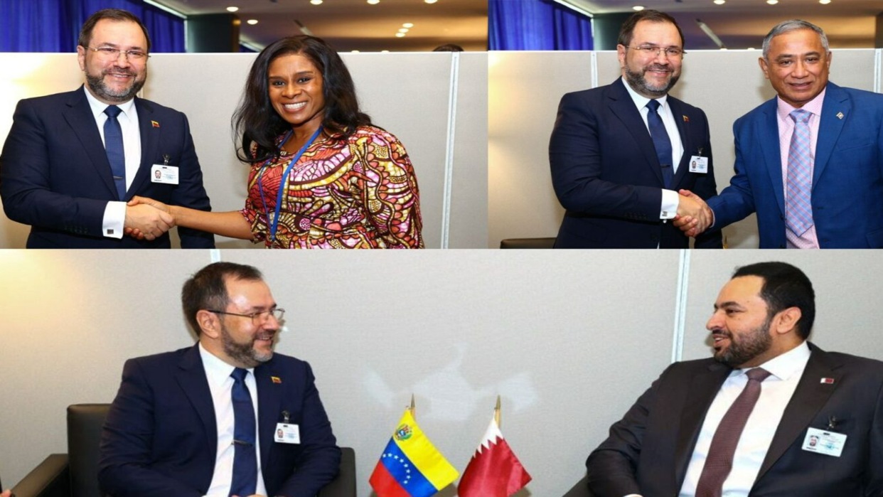 Canciller Yván Gil sostuvo reuniones con sus homólogos de varios países ...