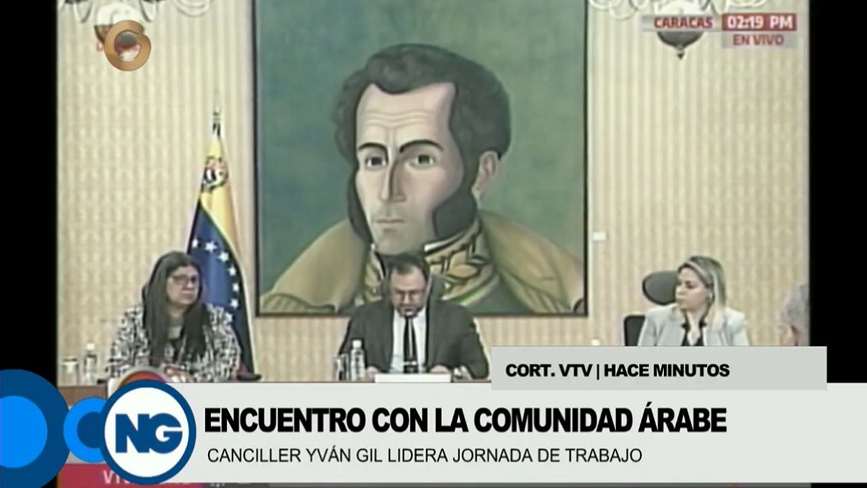Canciller Yván Gil sostiene un encuentro con la comunidad Árabe en la ...