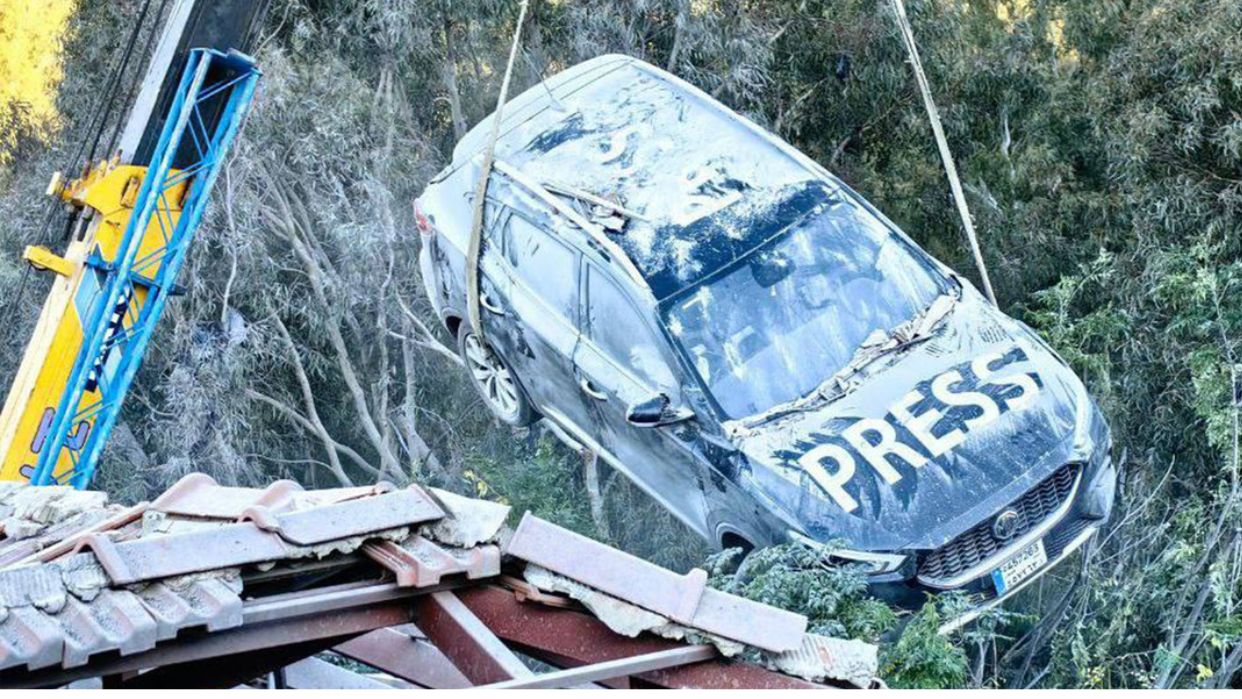 Tres periodistas mueren en un ataque aéreo israelí en el Líbano