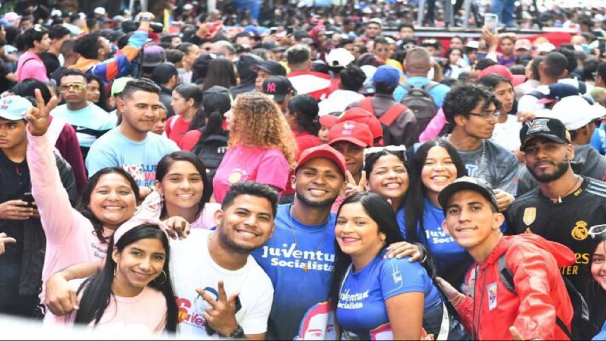 En Fotos: Juventud venezolana se movilizó en Caracas este 12 de febrero