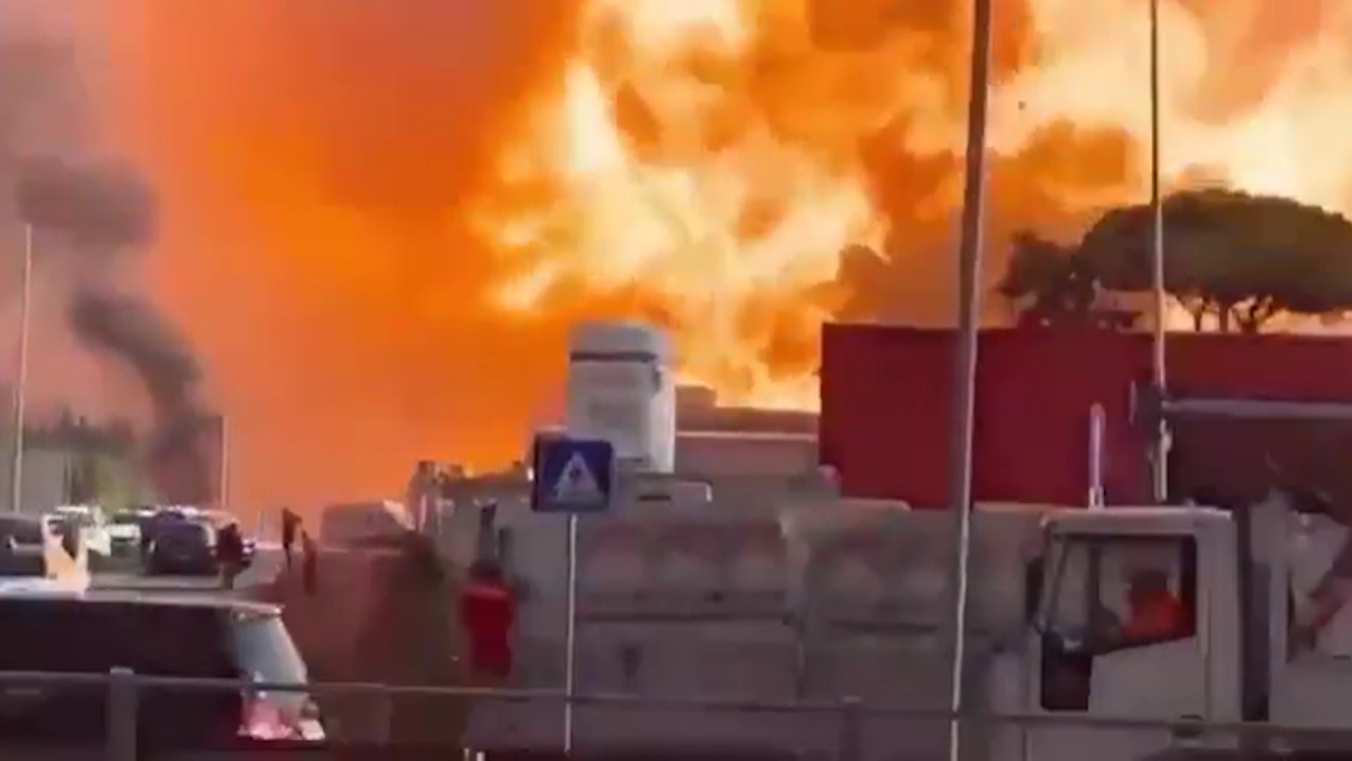 Más de 20 heridos por una explosión en una gasolinera de Roma