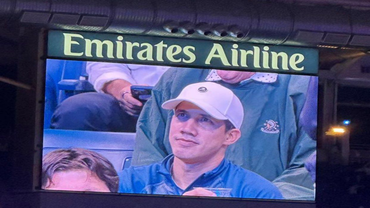 Captan a Juan Guaidó en costoso palco VIP del US Open en el Arthur Ashe Stadium de Nueva York