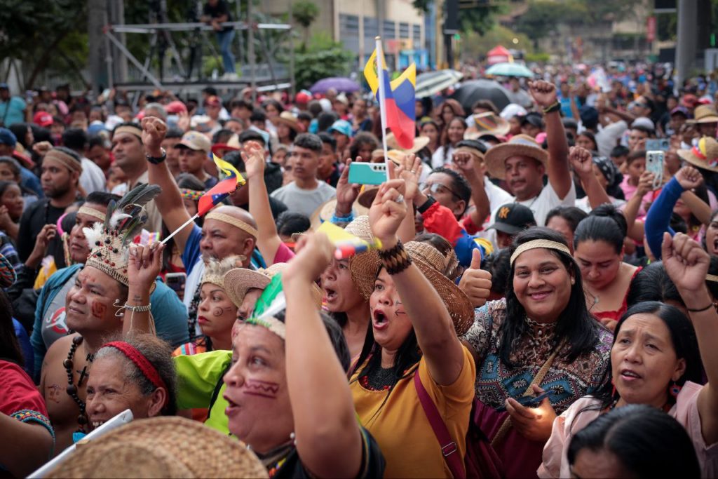 Pueblos Originarios y movimientos sociales marchan en Caracas por la ...