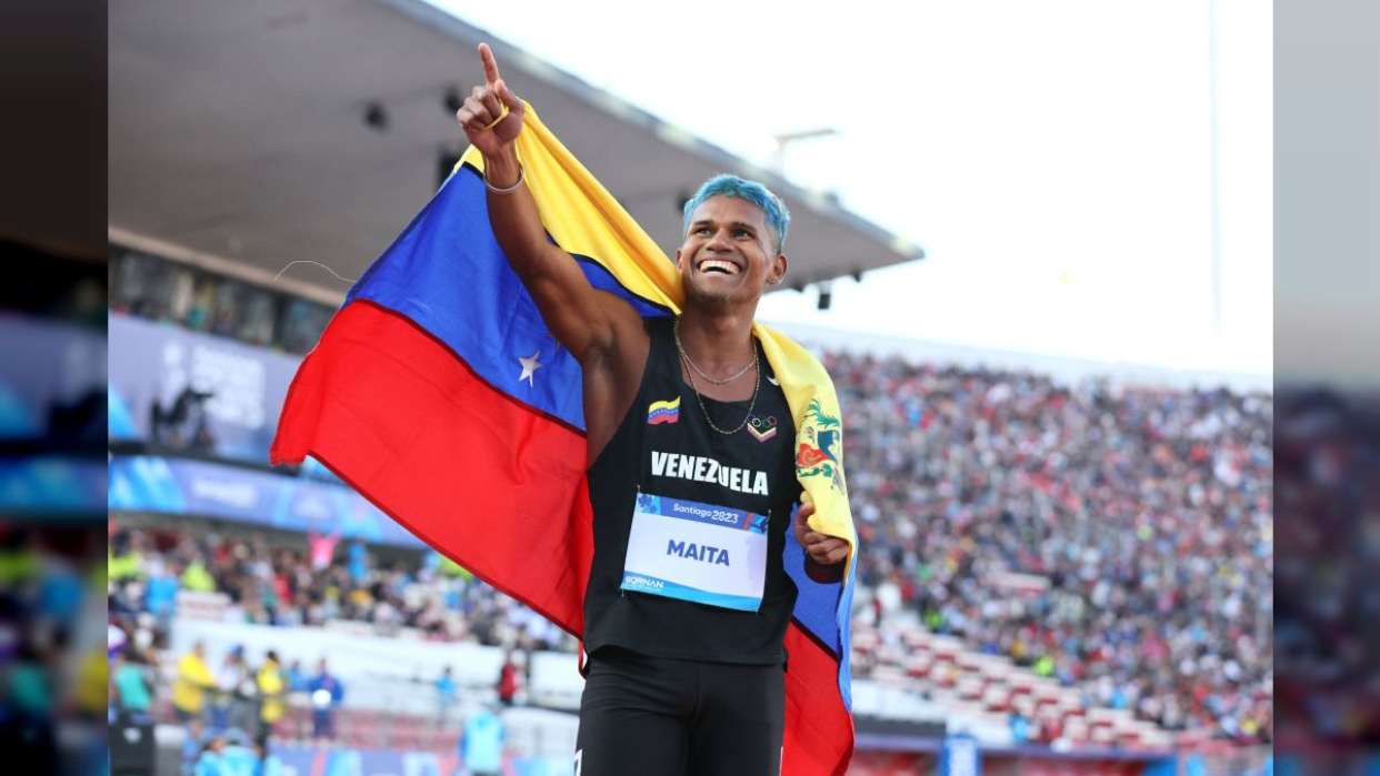 José Maita Triumphs in 800m Final, Defeating Rival Ryan López in Caracas