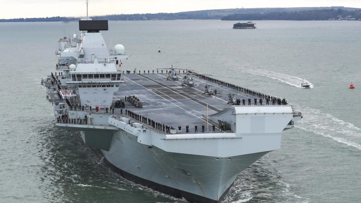 El Reino Unido acelera el envío de su portaaviones HMS Prince of Wales a Oriente Medio
