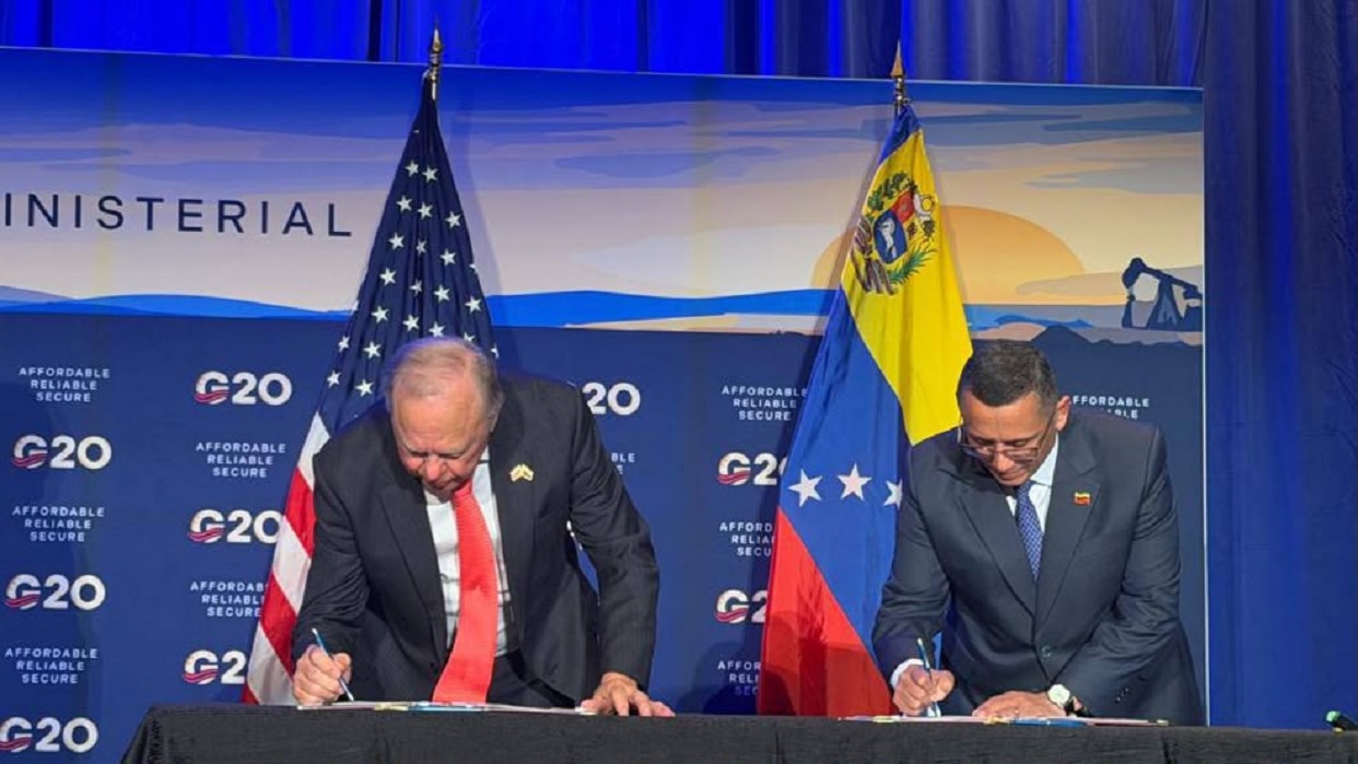Presidenta Delcy Rodríguez celebra suscripción del Memorándum de Entendimiento entre PDVSA y Continental Resources